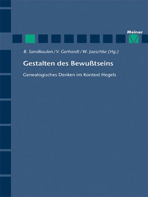 cover image of Gestalten des Bewußtseins